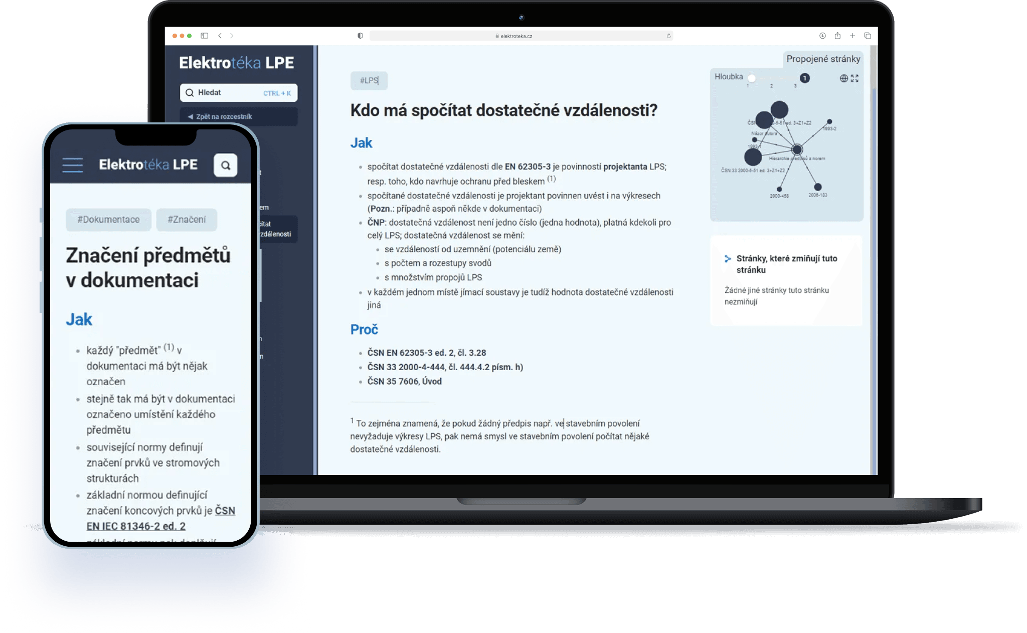 Elektrotéka na všech zařízeních